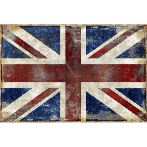 England Black Modern Wood Framed Art Print by Wilson, Luke