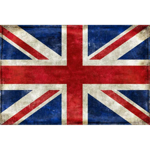 United Kingdom Black Modern Wood Framed Art Print by Wilson, Luke