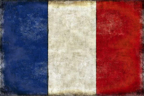 Francaise White Modern Wood Framed Art Print with Double Matting by Wilson, Luke