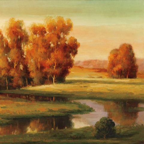 Serene I White Modern Wood Framed Art Print by Bolton, Melissa