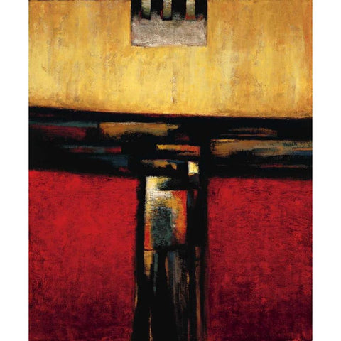 On the Edge I Black Modern Wood Framed Art Print by Hansen, Max