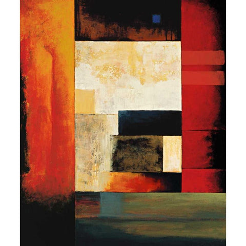 Journey I Black Modern Wood Framed Art Print with Double Matting by Hansen, Max