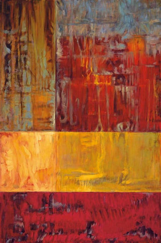 Impronta II Black Ornate Wood Framed Art Print with Double Matting by Hansen, Max