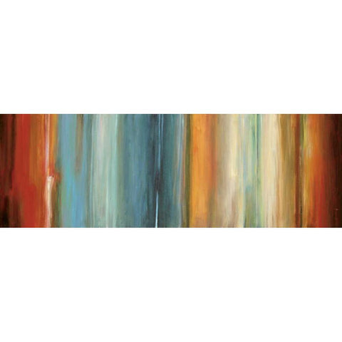 Flow II Gold Ornate Wood Framed Art Print with Double Matting by Hansen, Max