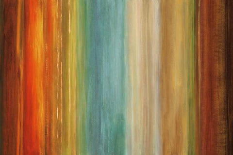 Wavelength I Black Ornate Wood Framed Art Print with Double Matting by Hansen, Max