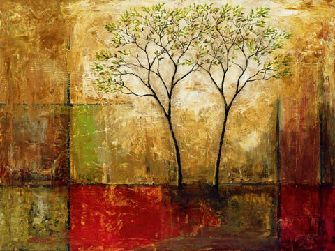 Morning Luster I Black Ornate Wood Framed Art Print with Double Matting by Klung, Mike