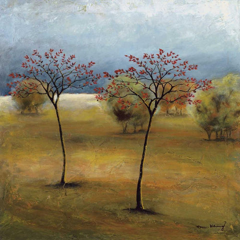 Observation II Gold Ornate Wood Framed Art Print with Double Matting by Klung, Mike