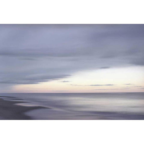 Calm on the Water White Modern Wood Framed Art Print by Olsen, Maggie