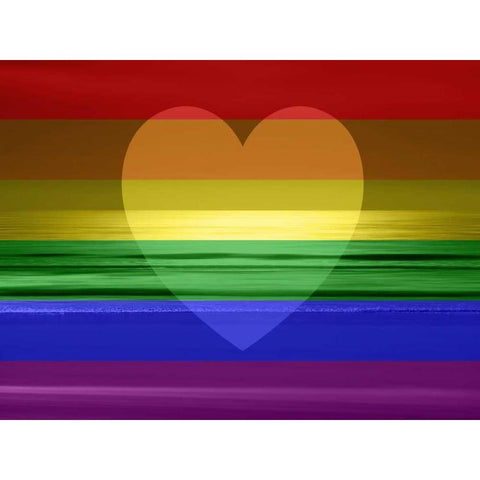 Heartfelt Sunset Black Modern Wood Framed Art Print by Olsen, Maggie