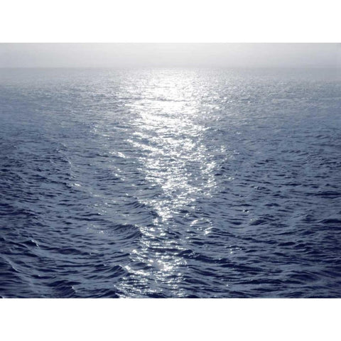 Open Sea I Black Modern Wood Framed Art Print with Double Matting by Olsen, Maggie