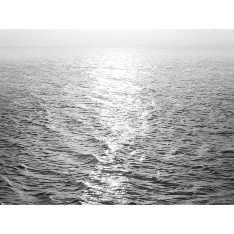 Open Sea II Black Modern Wood Framed Art Print by Olsen, Maggie