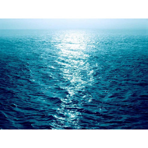 Open Sea IV White Modern Wood Framed Art Print by Olsen, Maggie