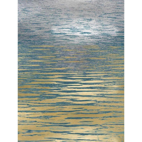 Ocean Current Reflection II White Modern Wood Framed Art Print by Olsen, Maggie