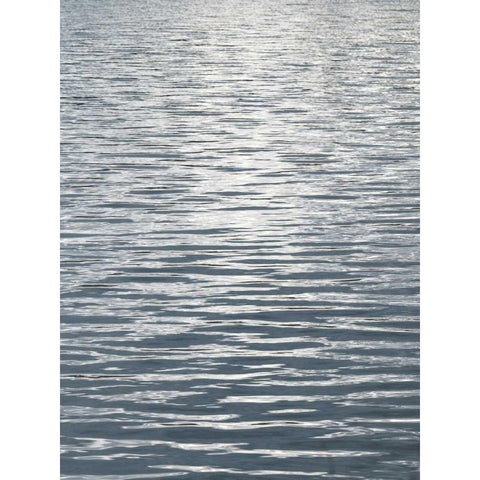 Ocean Current II White Modern Wood Framed Art Print by Olsen, Maggie