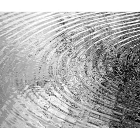 Ripples I Black Modern Wood Framed Art Print by Olsen, Maggie