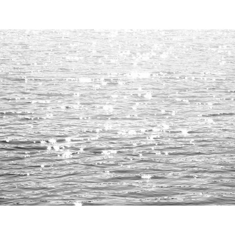 Sunlit Sea Black Modern Wood Framed Art Print by Olsen, Maggie