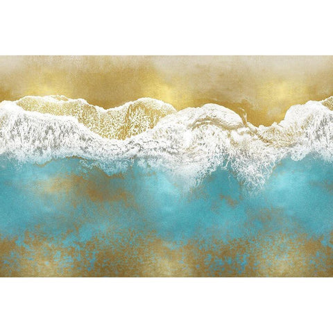 Gold Coast III White Modern Wood Framed Art Print by Olsen, Maggie