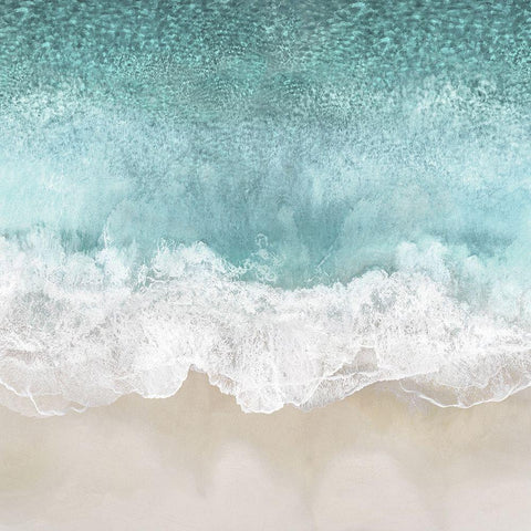 Ocean Waves I Black Modern Wood Framed Art Print by Olsen, Maggie