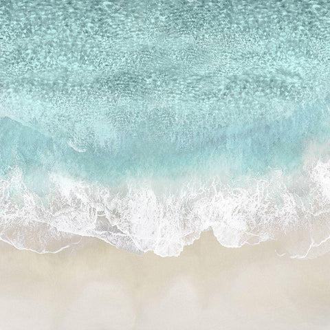 Ocean Waves III White Modern Wood Framed Art Print by Olsen, Maggie