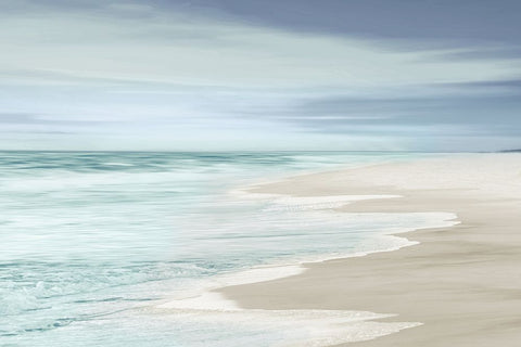 High Tide I White Modern Wood Framed Art Print with Double Matting by Olsen, Maggie