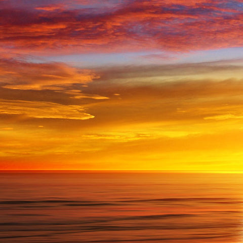 Brillant Ocean I Black Modern Wood Framed Art Print by Olsen, Maggie