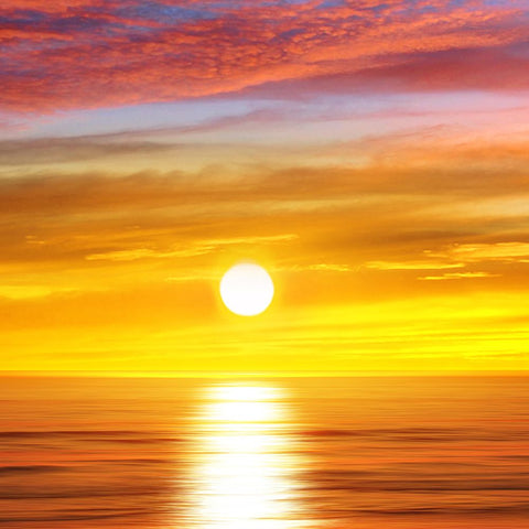 Sunlit Ocean II Black Ornate Wood Framed Art Print with Double Matting by Olsen, Maggie