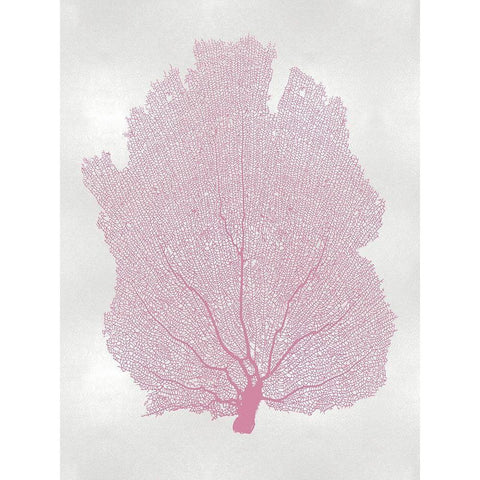 Sea Fan Pink Blush I Gold Ornate Wood Framed Art Print with Double Matting by Miller, Melonie