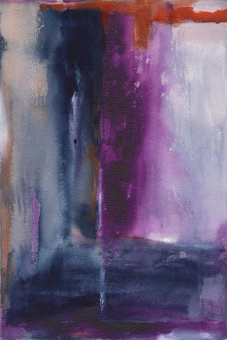 Amidst Black Ornate Wood Framed Art Print with Double Matting by Oppenheimer, Michelle