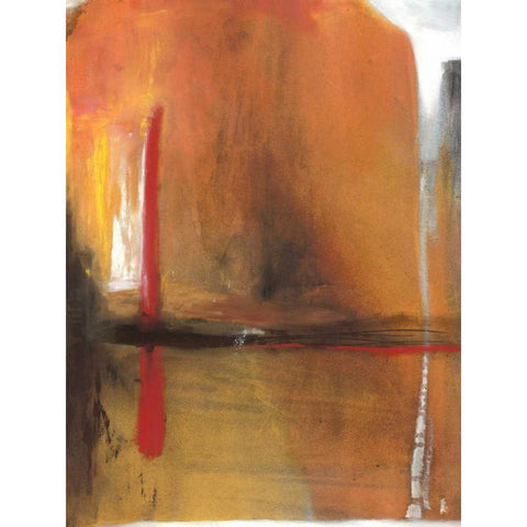 Bittersweet Black Modern Wood Framed Art Print with Double Matting by Oppenheimer, Michelle