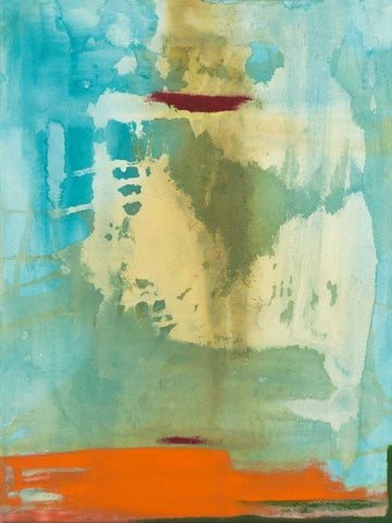 Apparition White Modern Wood Framed Art Print with Double Matting by Oppenheimer, Michelle