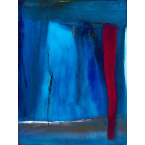 Subterranean Black Modern Wood Framed Art Print by Oppenheimer, Michelle