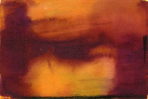 Terra Cotta White Modern Wood Framed Art Print with Double Matting by Oppenheimer, Michelle