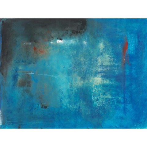 Deep blue sea Black Modern Wood Framed Art Print by Oppenheimer, Michelle