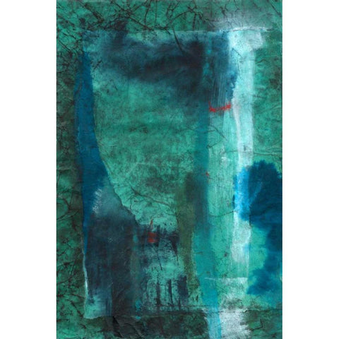 Neptune Black Modern Wood Framed Art Print with Double Matting by Oppenheimer, Michelle