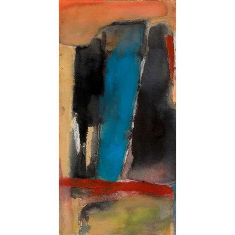 Hallicunation Black Modern Wood Framed Art Print by Oppenheimer, Michelle