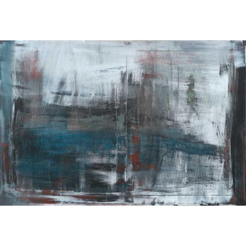 Move Black Modern Wood Framed Art Print by Oppenheimer, Michelle