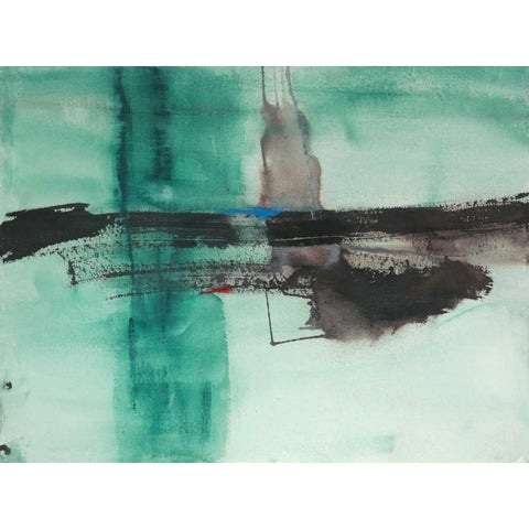 Detached I White Modern Wood Framed Art Print by Oppenheimer, Michelle