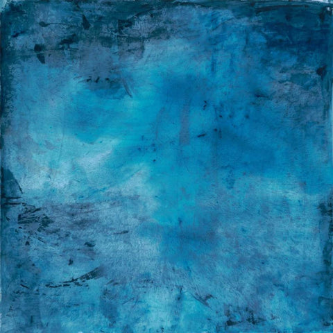 Blue Lagoon Black Modern Wood Framed Art Print by Oppenheimer, Michelle