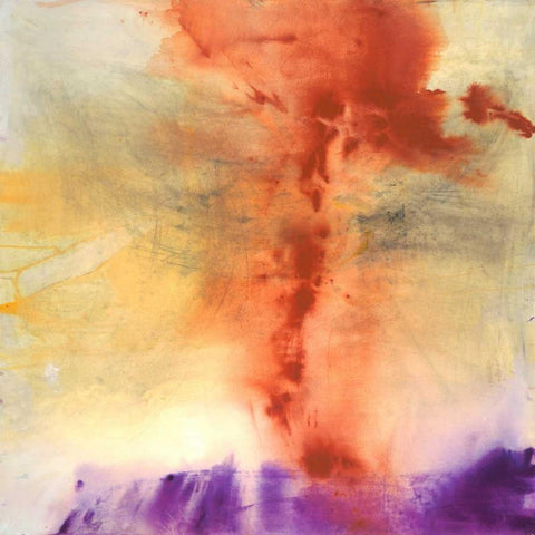 Angel Message White Modern Wood Framed Art Print by Oppenheimer, Michelle