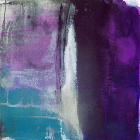 In Depth White Modern Wood Framed Art Print by Oppenheimer, Michelle