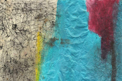 Little by Little II White Modern Wood Framed Art Print with Double Matting by Oppenheimer, Michelle