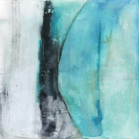 Tower White Modern Wood Framed Art Print with Double Matting by Oppenheimer, Michelle