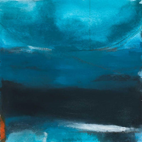 Knight Black Modern Wood Framed Art Print with Double Matting by Oppenheimer, Michelle