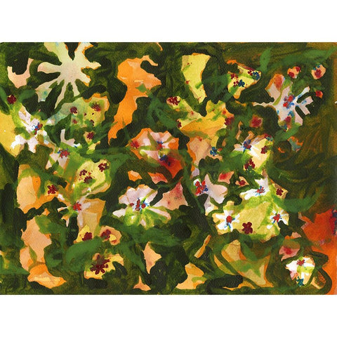 Time to Bloom I Black Modern Wood Framed Art Print with Double Matting by Oppenheimer, Michelle