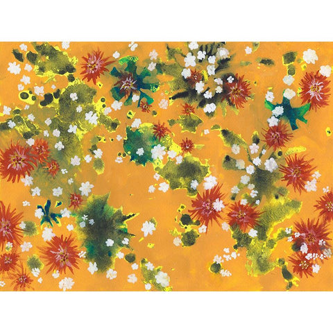 Time to Bloom III Black Modern Wood Framed Art Print with Double Matting by Oppenheimer, Michelle