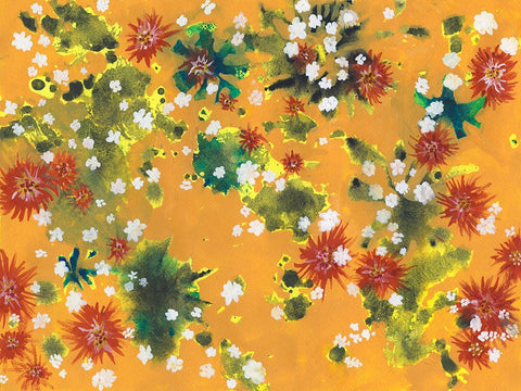 Time to Bloom III White Modern Wood Framed Art Print with Double Matting by Oppenheimer, Michelle