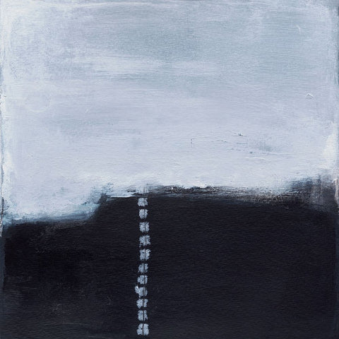 Staircase II Black Ornate Wood Framed Art Print with Double Matting by Oppenheimer, Michelle