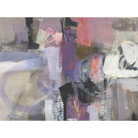 Tempo Fa Black Modern Wood Framed Art Print by Piovan, Maurizio