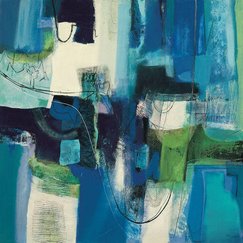 Trasparenze Black Modern Wood Framed Art Print by Piovan, Maurizio