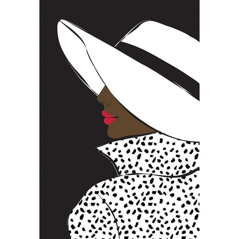 Blair I White Modern Wood Framed Art Print by Pavlova, Martina